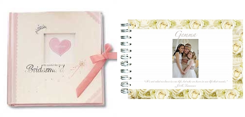 Personalised Bridesmaid Memory Books