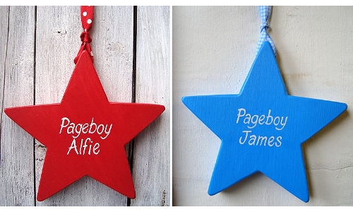 Personalised Pageboy Stars