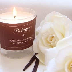 Luxury natural scented candle, hand poured in England with a natural soy wax.