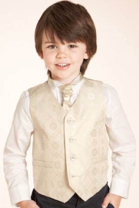 4 Button Waistcoat & Shirt Set with Tie