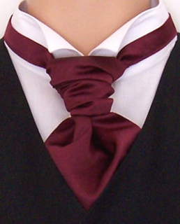 Burgundy Wedding Cravat