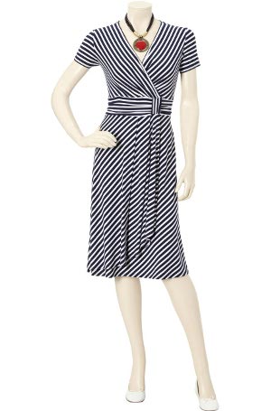 Striped jersey dress from the CC Fashion Natural Chic Collection