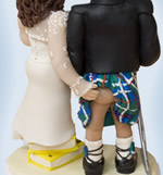 Kilt Bottom Cake Topper