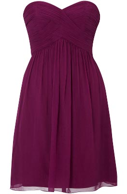 Purple bridesmaids dress