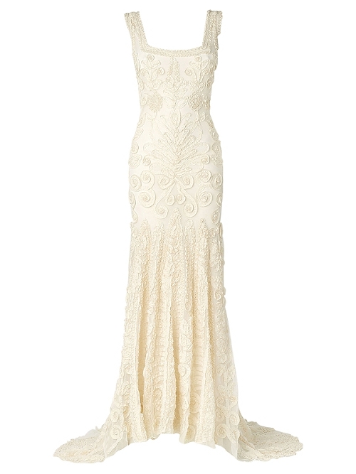 Intricately detailed maxi wedding dress by Phase Eight