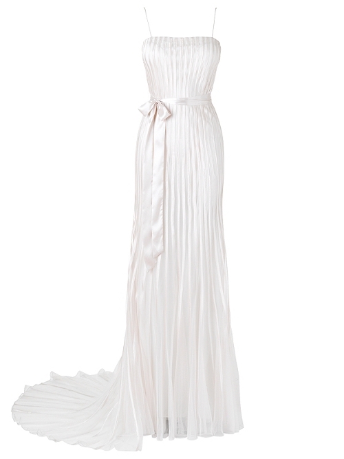 Pleated wedding dress by Phase Eight