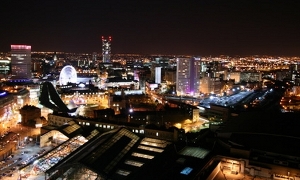 Manchester City Centre at Nightime