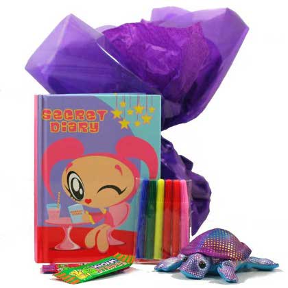 Kids activity pack in a wedding favour bag