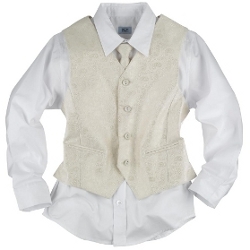 boy's formal shirt and waistcoat set