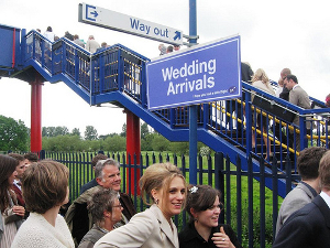 King's Sutton Station - Wedding Arrivals, BA Wedding Express