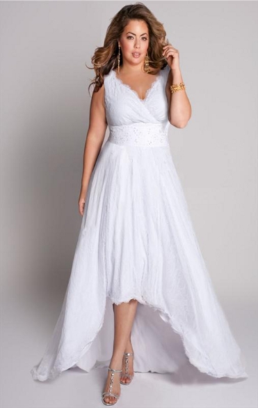 Fashionable plus size wedding dress by Igigi