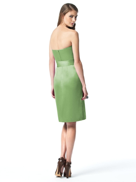 Apple green bridesmaid dress