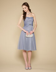 Bessie Blue Tulle Dress